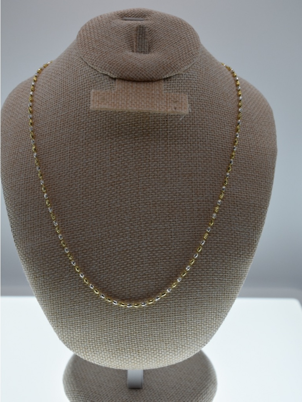 Frieda Rothman Vault Gold &Silver Beaded Necklace